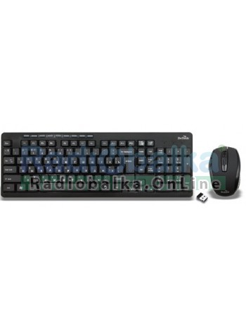 Клавиатура + мышь DeTech DT-401W беспроводные