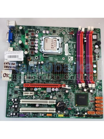 Материнская плата ACER G43T-AM socket 775 DDR2 + процессор E5300 2x2.6 Б/У
