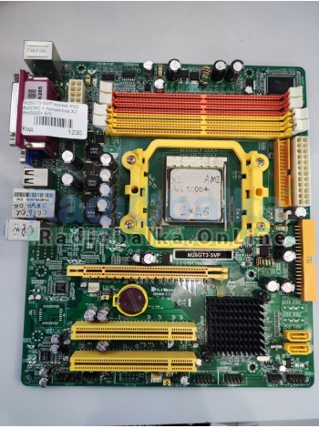 Материнская плата Jetway M26GT3-SVP socket AM2 4 слота DDR2 + процессор AMD Athlon X2 5000+ 2 ядра х 2,6ггц Б/У