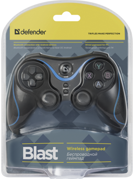 Геймпад беспроводной Defender Blast для Android,ТВприставки,ПК,PS3