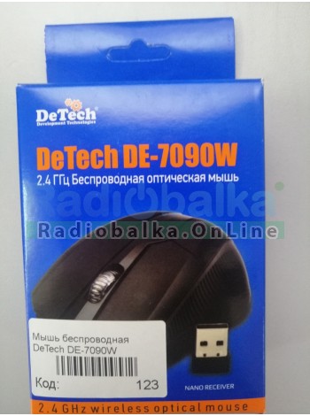 Мышь беспроводная DeTech DE-7090W