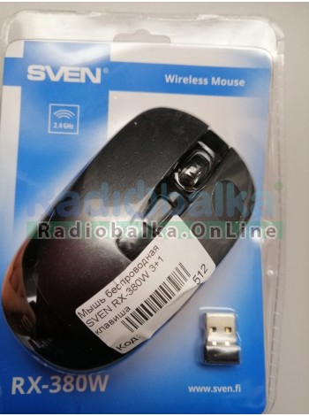 Мышь беспроводная SVEN RX-380W 3+1 клавиша