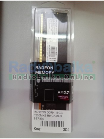 Оперативная память RADEON DDR4 16GB 3200MHZ R9 GAMER SERIES