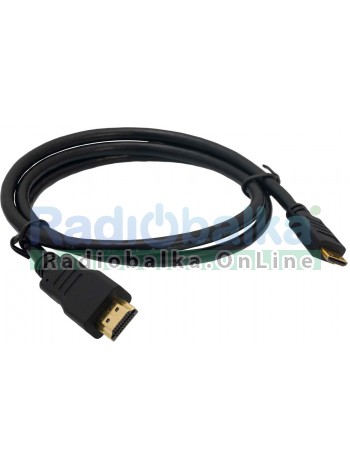 Кабель HDMI - HDMI Baseus Cafule CADKLF-E01 2.0 1080 FullHD 4K Ultra при 60 Гц, формат 3D 32-канальный звук 1м