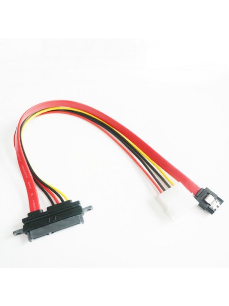 Комбинированный SATA кабель питание+передача данных