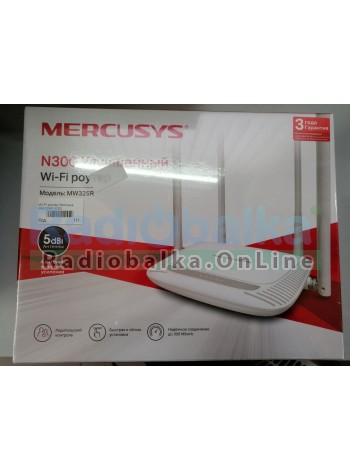 WI-FI роутер Mercusys MW325R N300