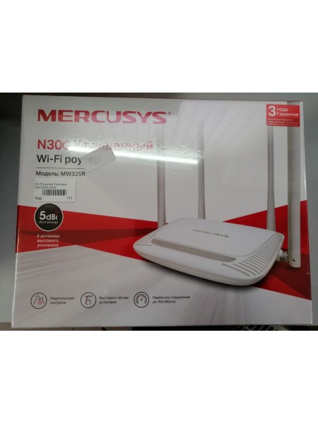 WI-FI роутер Mercusys MW325R N300