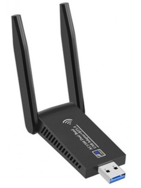 Блютуз + Wi-Fi USB адаптер 5.0 AC1300 + BT5.0 2,4ГГц 5,8ГГц 1300 Мбит/с