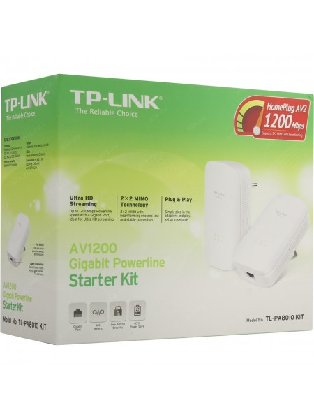 Адаптер powerline Tp-Link TL-PA8010 KIT AV1200
