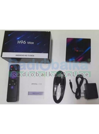 ANDROID TV BOX H96 MAX 2GB+16GB Смарт ТВ приставка