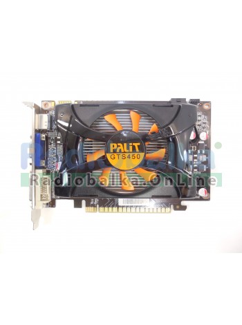Видеокарта Palit GeForce GTS450 1Gb 128bit HDMI VGA DVI-I DDR3 Б/У