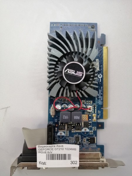 Видеокарта Asus GEFORCE GT210 1024MB PCI-E 64 бит Б/У