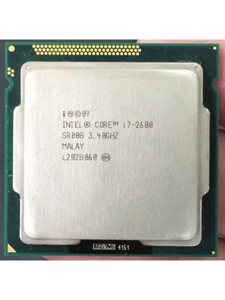 Процессор Intel Core i7-2600 Socket 1155 (4 ядра х 3.4 ггц / 3.8 ггц) Б/У