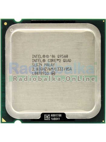 Процессор Intel® Core™2 Quad Q9500 Socket 775 (4 ядра х 2.83 ггц ) Б/У