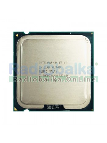 Процессор Intel  Xeon E3110 Socket 775 (2 ядра х 3.0 ггц) Б/У