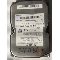 Жесткий диск SATA 3.5" SAMSUNG HD080HJ 80гб, Б/У, без BADов , S08EJ1UA119258